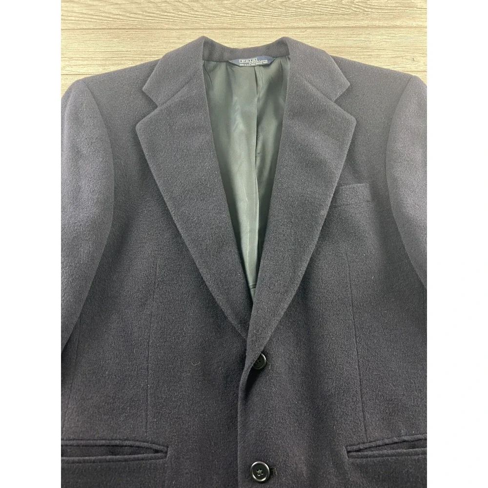 POLO by RALPH LAUREN BLUE 100% CAMEL HAIR SPORT COAT BLAZER JACKET Navy Blue